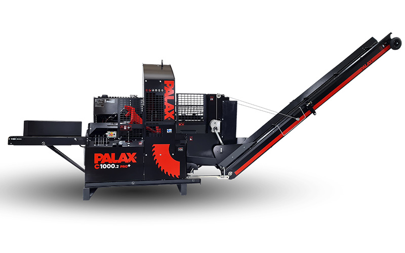 Palax C1000 firewood processor