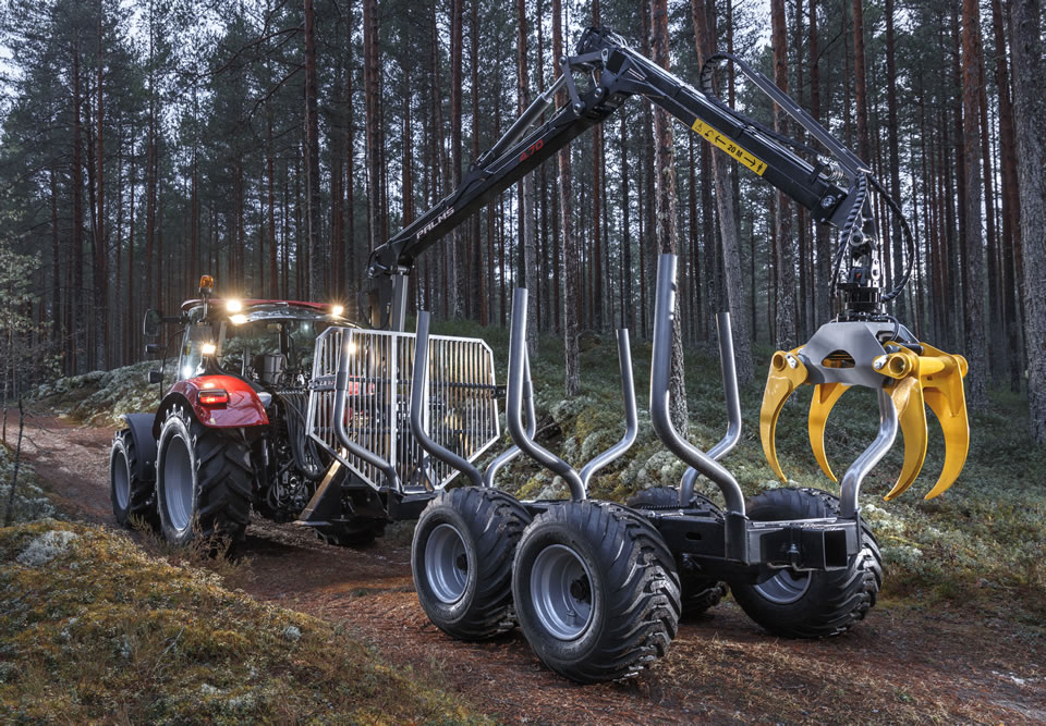 Palms Grapple Loader 4.70 with Log Trailer 9S