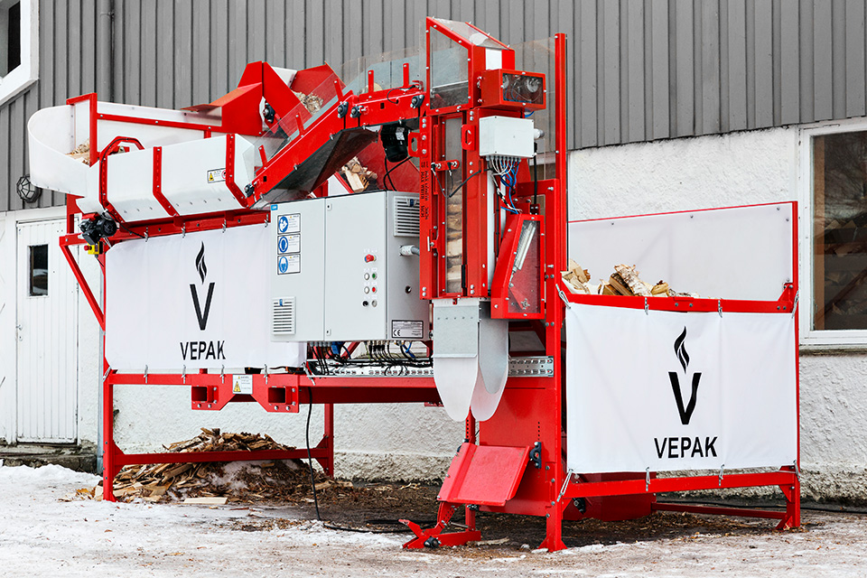 Vepak firewood packing machine