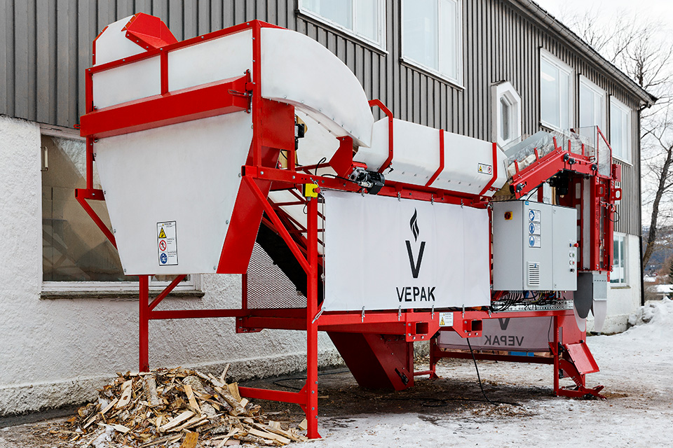 Vepak firewood packing machine